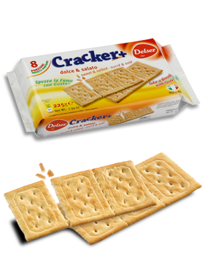 Cracker piu dolce salato